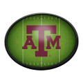 Texas A&M Aggies On the 50 - Oval Slimline Lighted Wall Sign | The Fan-Brand | NCTXAM-140-22