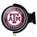 Texas A&M Aggies Original Round Rotating Lighted Wall Sign | The Fan-Brand | NCTXAM-115-01