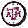 Texas A&M Aggies Retro Lighted Wall Clock | The Fan-Brand | NCTXAM-550-01
