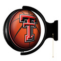Texas Tech Red Raiders Basketball - Original Round Rotating Lighted Wall Sign
