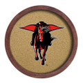 Texas Tech Red Raiders Faux Barrel Framed Cork Board - Color Logo | The Fan-Brand | NCTTRR-632-02A