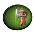 Texas Tech Red Raiders On the 50 - Oval Slimline Lighted Wall Sign