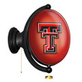 Texas Tech Red Raiders Original Oval Rotating Lighted Wall Sign | The Fan-Brand | NCTTRR-125-01