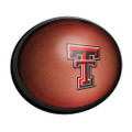 Texas Tech Red Raiders Pigskin - Oval Slimline Lighted Wall Sign