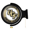UCF Knights Original Round Rotating Lighted Wall Sign | The Fan-Brand | NCUCFL-115-01
