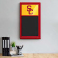USC Trojans Chalk Noteboard - Cardinal Frame