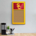 USC Trojans Cork Noteboard - Gold Frame