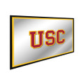 USC Trojans Framed Mirrored Wall Sign - Gold Edge