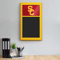 USC Trojans Gold - Chalk Noteboard - Gold Frame