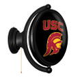 USC Trojans Original Oval Rotating Lighted Wall Sign