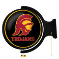 USC Trojans Original Round Rotating Lighted Wall Sign | The Fan-Brand | NCUSCT-115-03
