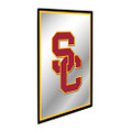 USC Trojans SC - Framed Mirrored Wall Sign