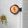 USC Trojans SC - Original Round Rotating Lighted Wall Sign