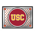 USC Trojans Team Spirit - Framed Mirrored Wall Sign - Mirrored | The Fan-Brand | NCUSCT-265-02A