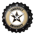 Vanderbilt Commodores Bottle Cap Wall Clock | The Fan-Brand | NCVAND-540-01
