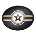 Vanderbilt Commodores Oval Slimline Lighted Wall Sign - Black | The Fan-Brand | NCVAND-140-01A