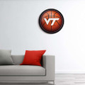 Virginia Tech Hokies Basketball - Modern Disc Wall Sign