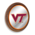 Virginia Tech Hokies Faux Barrel Top Mirrored Wall Sign - Orange Edge
