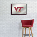 Virginia Tech Hokies Framed Mirrored Wall Sign - Maroon Edge