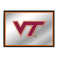 Virginia Tech Hokies Framed Mirrored Wall Sign - Orange Edge | The Fan-Brand | NCVTCH-265-01B