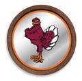 Virginia Tech Hokies Mascot - Faux Barrel Top Mirrored Wall Sign - Orange Edge | The Fan-Brand | NCVTCH-245-02B