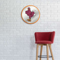 Virginia Tech Hokies Mascot - Modern Disc Mirrored Wall Sign