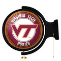 Virginia Tech Hokies Original Round Lighted Rotating Wall Sign | The Fan-Brand | NCVTCH-115-01
