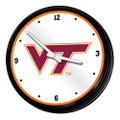 Virginia Tech Hokies Retro Lighted Wall Clock | The Fan-Brand | NCVTCH-550-01