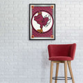 Virginia Tech Hokies Team Spirit, Mascot - Framed Mirrored Wall Sign