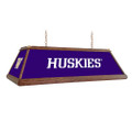 Washington Huskies Huskies - Premium Wood Pool Table Light - Purple | The Fan-Brand | NCWASH-330-02B