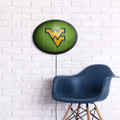 West Virginia Mountaineers On the 50 - Oval Slimline Lighted Wall Sign