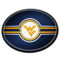 West Virginia Mountaineers Oval Slimline Lighted Wall Sign | The Fan-Brand | NCWVIR-140-01