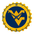 West Virginia Mountaineers WV - Bottle Cap Wall Clock | The Fan-Brand | NCWVIR-540-02