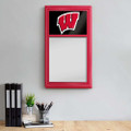 Wisconsin Badgers Dry Erase Note Board - Red Frame / Black