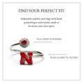 Nebraska Huskers Stainless Steel Adjustable Ring | Stone Armory | NB601