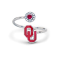 Oklahoma Sooners Stainless Steel Adjustable Ring | Stone Armory | OKC601