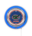Florida Gators Double Neon Wall Clock | Holland Bar Stool Co. | Clk15FlorUn