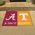 Alabama Crimson Tide / Tennessee Volunteers House Divided Mat | Fanmats | 18673