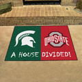 Michigan State Spartans / Ohio State Buckeyes House Divided Mat | Fanmats | 22316