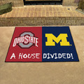 Ohio State Buckeyes / Michigan Wolverines House Divided Mat | Fanmats | 8460