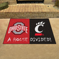 Ohio State Buckeyes / Cincinnati Bearcats House Divided Mat | Fanmats | 25984