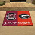 South Carolina Gamecocks / Georgia Bulldogs House Divided Mat | Fanmats | 18681