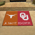 Texas Longhorns / Oklahoma Sooners House Divided Mat | Fanmats | 6123