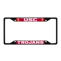 USC Trojans License Plate Frame - Black | Fanmats | 31281