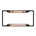 Texas Longhorns License Plate Frame - Black | Logo Chair | 218-F128-BLK
