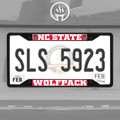 NC State Wolfpack License Plate Frame - Black | Fanmats | 31268