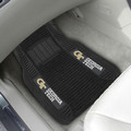 Georgia Tech Yellow Jackets 2 Piece Deluxe Car Mat Set | Fanmats | 14724