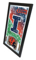 Illinois Fighting Illini Football Wall Mirror | Holland Bar Stool Co. | MFtblIlliniU