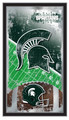 Michigan State Spartans Football Wall Mirror | Holland Bar Stool Co. | MFtblMichSt