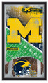 Michigan Wolverines Football Wall Mirror | Holland Bar Stool Co. | MFtblMichUn